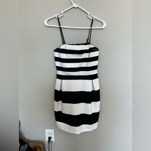 Super cute express striped mini dress Small